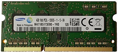 Оперативная память SO-DIMM SAMSUNG M471B5173EB0-YK0 DDR3L 4Гб Задвоенная – фото