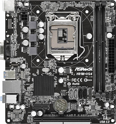 Материнская плата ASROCK H81M-VG4 (Новая) – фото