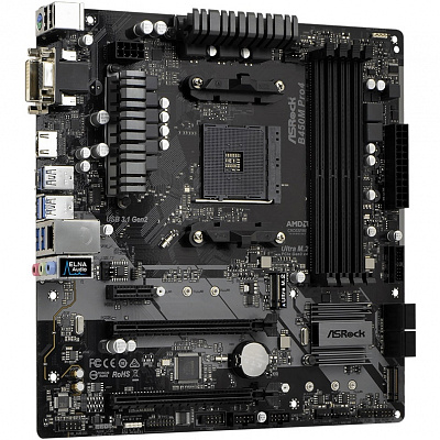 Материнская плата ASROCK B450M PRO4 – фото