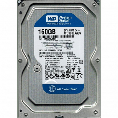 Жесткий диск WD WD1600AAJS 160Гб #1 – фото