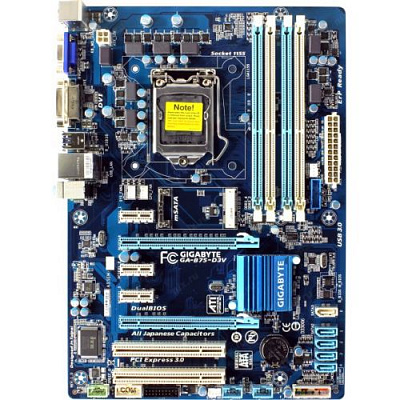 Материнская плата GIGABYTE GA-B75-D3V – фото