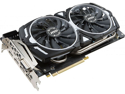 Видеокарта MSI GEFORCE GTX1080 TI ARMOR OC 11Гб – фото