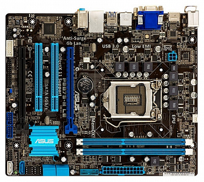 Материнская плата ASUS P8B75-M LE – фото