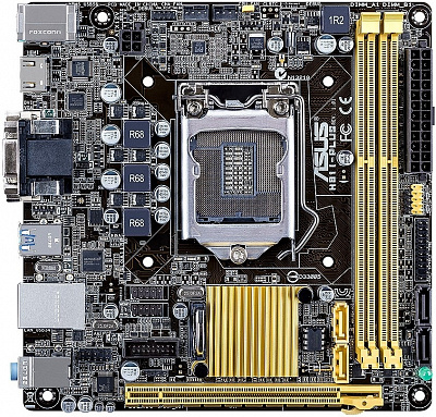Материнская плата ASUS H81I-PLUS – фото