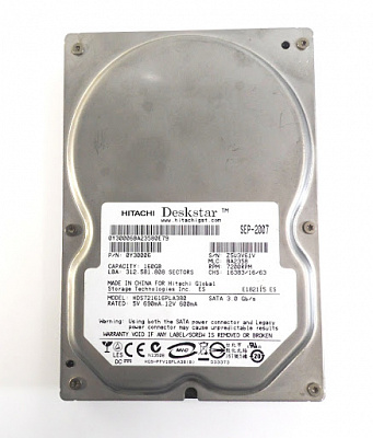 Жесткий диск HITACHI HDS721616PLA380 160Гб #3 – фото