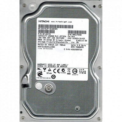 Жесткий диск HITACHI HDT721025SLA380 250Гб – фото