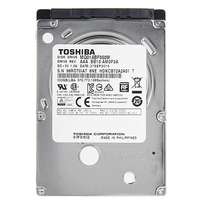Жесткий диск TOSHIBA MQ01ABF050 500Гб #1 – фото