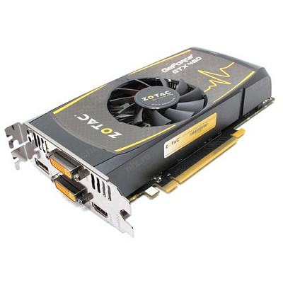 Видеокарта ZOTAC GEFORCE GTX460 768Мб – фото
