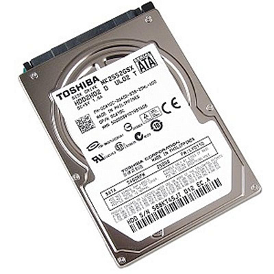 Жесткий диск для ноутбука TOSHIBA MK2559GSXP  250Гб – фото