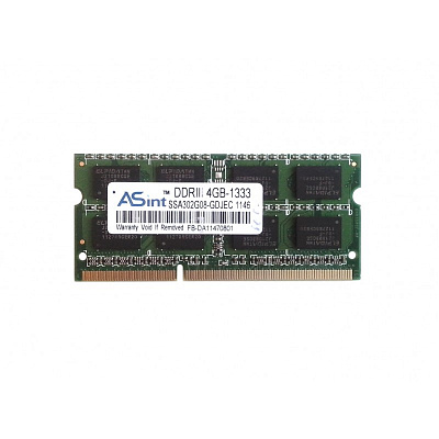 Оперативная память SO-DIMM ASINT SSA302G08-GDJEC DDR3 4Гб – фото
