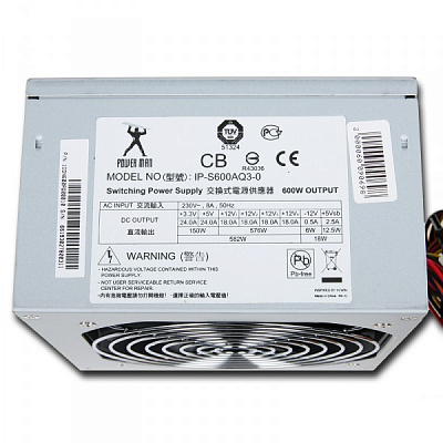 Блок питания POWER MAN IP-S600AQ3-0 600Вт – фото