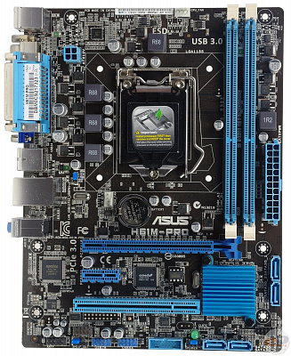 Материнская плата ASUS H61M-PRO – фото