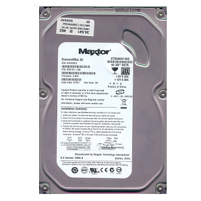 Жесткий диск MAXTOR STM380811AS 80Гб #2 – фото