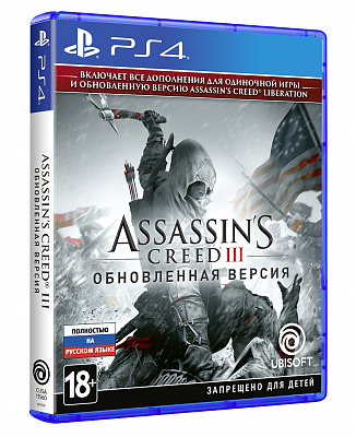 Игра ASSASSIN'S CREED III ОБНОВЛЕННАЯ ВЕРСИЯ (PS4) – фото