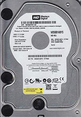 Жесткий диск WD WD5001ABYS 500Гб #3 – фото