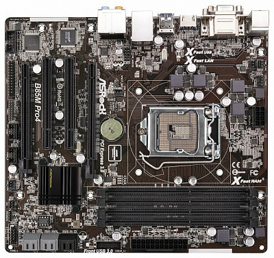 Материнская плата ASROCK B85M PRO4 – фото