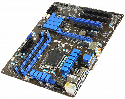Материнская плата MSI Z77A-G43 – фото