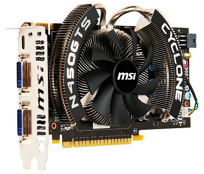 Видеокарта MSI GEFORCE GTS450 CYCLONE 1Гб – фото