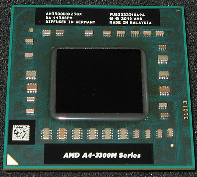 Процессор для ноутбука AMD A4-3300M – фото