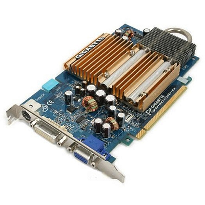 Видеокарта GIGABYTE GEFORCE 7300GT 256Мб – фото