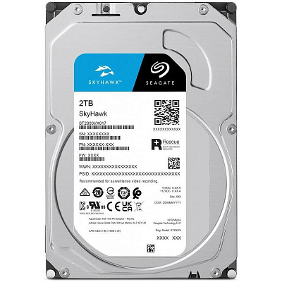 Жесткий диск SEAGATE SKYHAWK ST2000VX017 2Тб (Новый) – фото