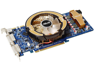 Видеокарта ASUS GEFORCE 9800GT 512Мб – фото