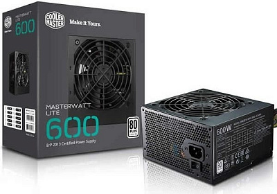 Блок питания COOLER MASTER MASTERWATT LITE 600Вт – фото