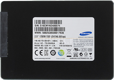 Накопитель SSD SAMSUNG MZ-7LF1200 120Гб – фото