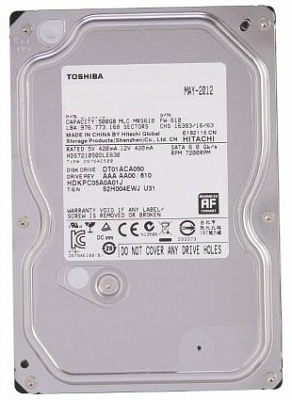 Жесткий диск TOSHIBA DT01ACA050 500Гб #2 – фото