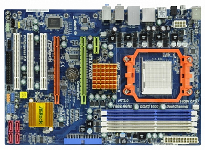 Материнская плата ASROCK M3A770DE – фото