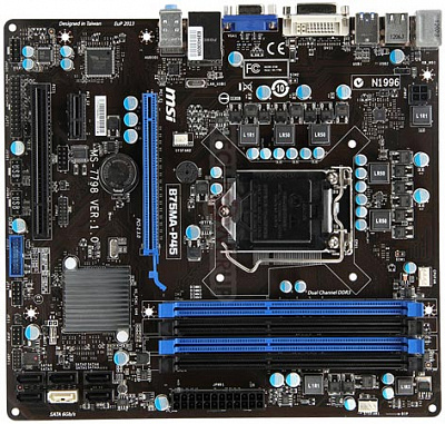Материнская плата MSI B75MA-P45 – фото