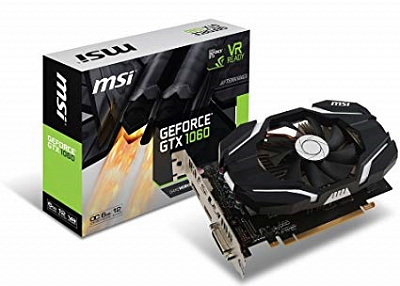 Видеокарта MSI GEFORCE GTX1060 6Гб (Новая) – фото