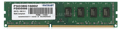 Оперативная память PATRIOT PSD38G16002 DDR3 8Гб – фото