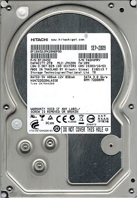 Жесткий диск HITACHI HDS722020ALA330 2Тб – фото