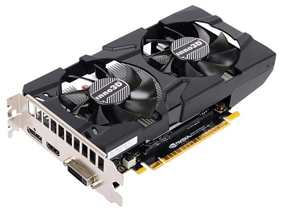 Видеокарта INNO3D GEFORCE GTX1050 TWIN X2 2Гб – фото
