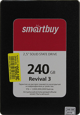 Накопитель SSD SMARTBUY SB240GB-RVVL3-25SAT3 240Гб (Новый) – фото