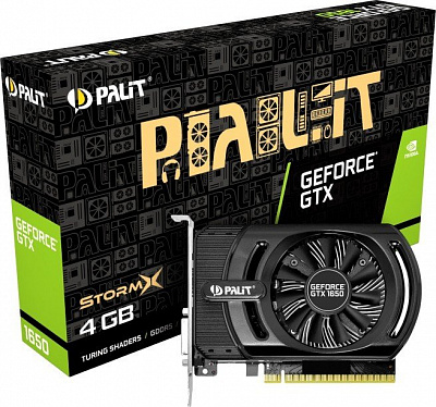 Видеокарта PALIT GEFORCE GTX1650 STORMX 4Гб – фото