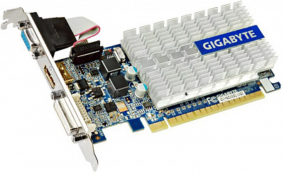 Видеокарта GIGABYTE GEFORCE GT210 1Гб – фото