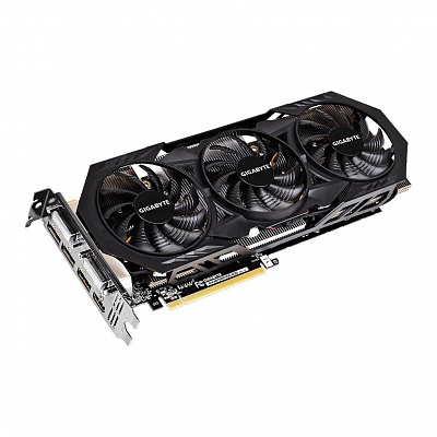 Видеокарта GIGABYTE GEFORCE GTX970 WF OC 4Гб – фото