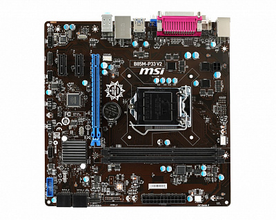 Материнская плата MSI B85M-P33 V2 (Новая) – фото