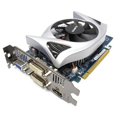 Видеокарта GIGABYTE GEFORCE GV-N240OC-1GI GT240 1Гб (Уценка) – фото