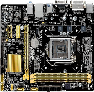 Материнская плата ASUS B85M-K – фото