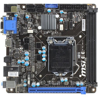Материнская плата MSI H81I – фото