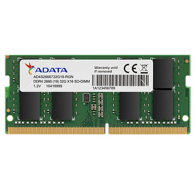 Оперативная память SO-DIMM ADATA  AD4S26668G19-RGN DDR4 8Гб – фото