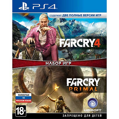 Игра FAR CRY 4 + FAR CRY PRIMAL (PS4) – фото