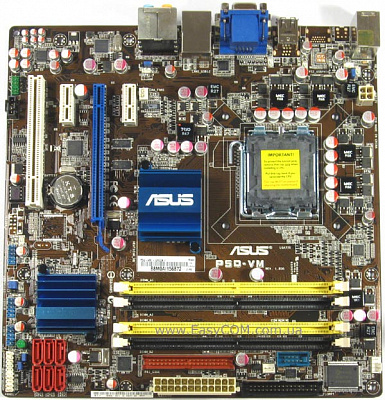 Материнская плата ASUS P5Q-VM – фото
