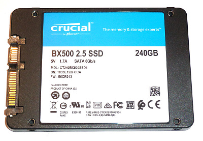 Накопитель SSD CRUCIAL BX500 CT240BX500SSD1 240Гб (Новый) – фото