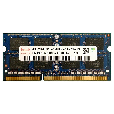 Оперативная память SO-DIMM HYNIX HMT351S6CFR8C-PB DDR3 4Гб  – фото