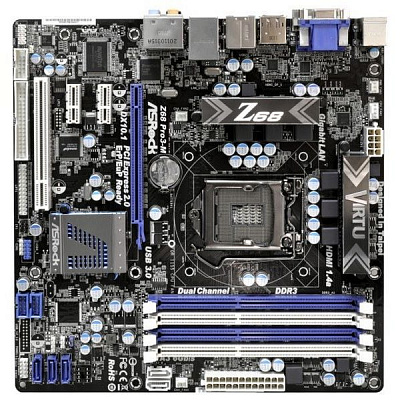Материнская плата ASROCK Z68 PRO3-M – фото