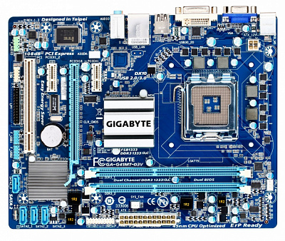 Материнская плата GIGABYTE GA-G41MT-D3 – фото